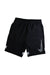 A Black Shorts from Nike in size 13Y for boy. (Front View)
