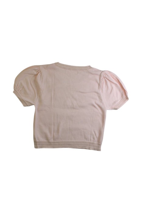 A Peach Short Sleeve Tops from Gingersnaps in size 8Y for girl. (Back View)