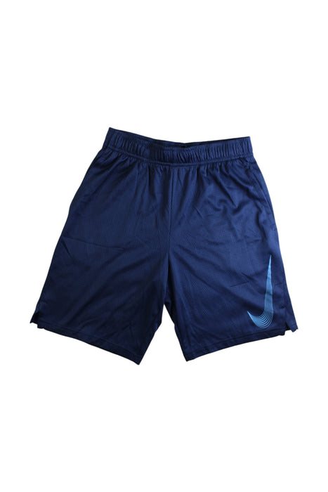 A Navy Shorts from Nike in size 12Y for boy. (Front View)