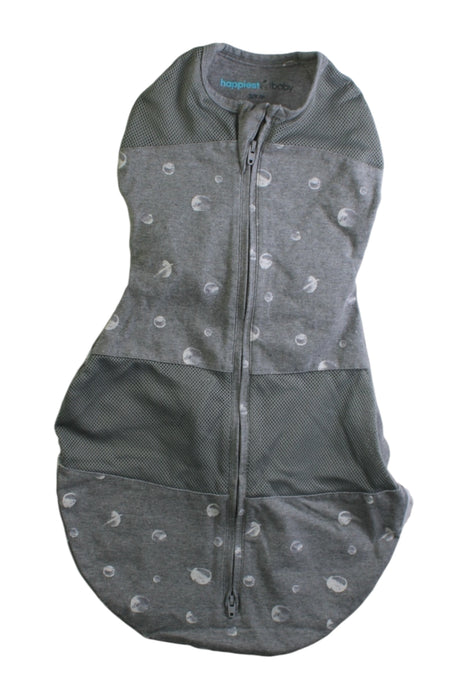 A Grey Swaddles from Happiest Baby in size 0-3M for neutral. (Front View)