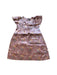 A Pink Short Sleeve Dresses from Velveteen in size 5T for girl. (Front View)