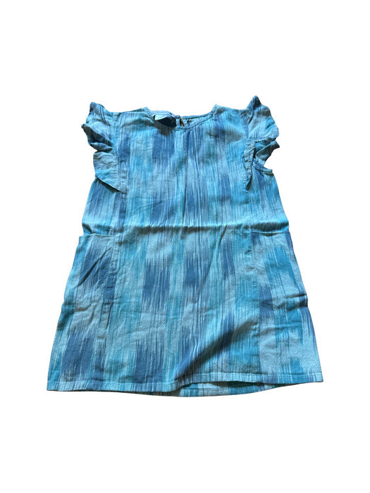 A Blue Short Sleeve Dresses from Little Islanders in size 6T for girl. (Front View)