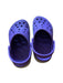 A Purple Slip Ons from Crocs in size 4T for neutral. (Front View)