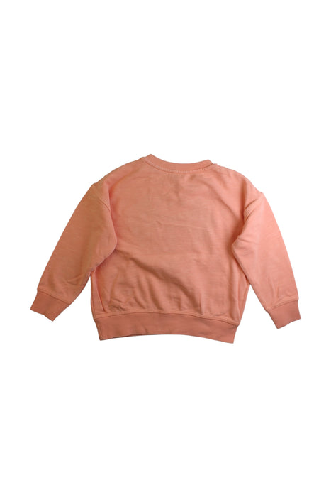 A Peach Crewneck Sweatshirts from Kenzo in size 6T for girl. (Back View)