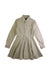 A Ivory Long Sleeve Dresses from Ralph Lauren in size 7Y for girl. (Front View)