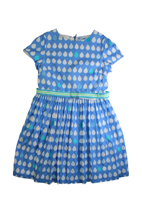 A Blue Short Sleeve Dresses from Jacadi in size 10Y for girl. (Front View)