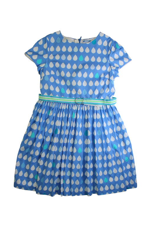 A Blue Short Sleeve Dresses from Jacadi in size 10Y for girl. (Front View)