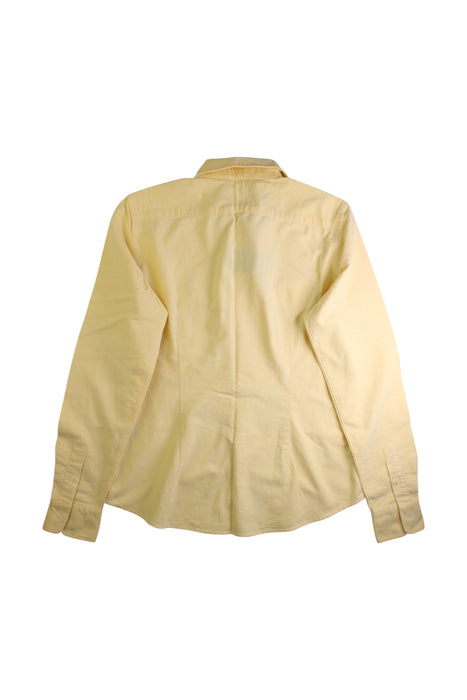 A Yellow Long Sleeve Shirts from Ralph Lauren in size 6T for girl. (Back View)