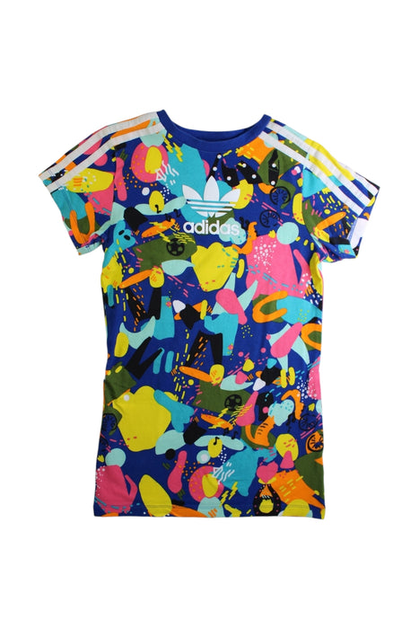 A Multicolour Short Sleeve Dresses from Adidas in size 3T for girl. (Front View)