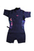 A Navy Wetsuits from Roxy in size 4T for girl. (Front View)