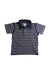 A Navy Short Sleeve Polos from Armani in size 6T for boy. (Front View)