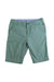 A Green Shorts from Petit Bateau in size 6T for boy. (Front View)