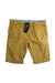 A Yellow Shorts from Petit Bateau in size 6T for boy. (Front View)
