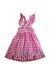 A Pink Overall Dresses from Jojo Maman Bébé in size 18-24M for girl. (Back View)