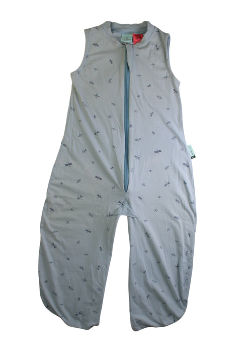 A Blue Sleepsacs from ErgoPouch in size 6-12M for neutral. (Front View)