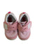 A Pink Sneakers from Miki House in size 18-24M for girl. (Back View)