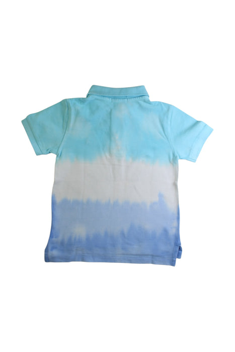 A Blue Short Sleeve Polos from Polo Ralph Lauren in size 3T for boy. (Back View)