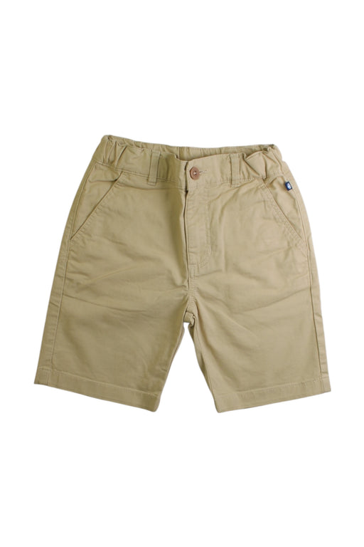 A Beige Shorts from Petit Bateau in size 6T for boy. (Front View)