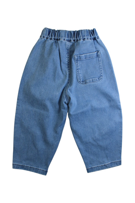 A Blue Jeans from Balabala in size 4T for boy. (Back View)