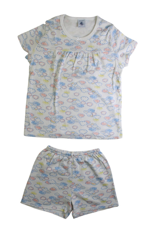 A Multicolour Shorts Sets from Petit Bateau in size 6T for girl. (Front View)