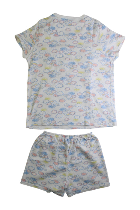 A Multicolour Shorts Sets from Petit Bateau in size 6T for girl. (Back View)