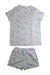 A Multicolour Shorts Sets from Petit Bateau in size 6T for girl. (Back View)