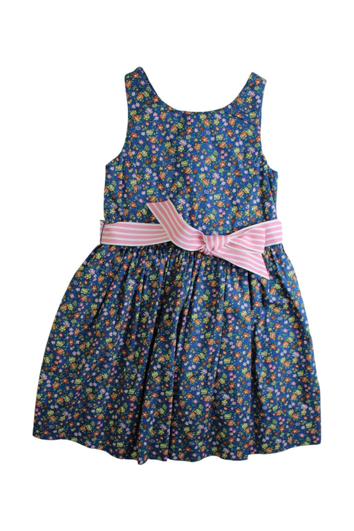 A Multicolour Sleeveless Dresses from Polo Ralph Lauren in size 4T for girl. (Front View)