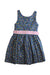 A Multicolour Sleeveless Dresses from Polo Ralph Lauren in size 4T for girl. (Back View)