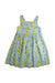 A Blue Sleeveless Dresses from Confiture in size 5T for girl. (Front View)