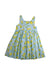 A Blue Sleeveless Dresses from Confiture in size 5T for girl. (Back View)