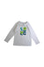 A White Long Sleeve T Shirts from Jacadi in size 6T for girl. (Front View)