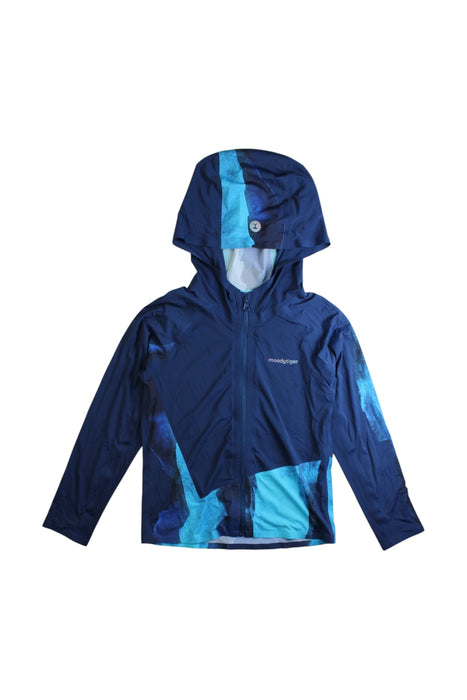 A Blue Lightweight Jackets from Moody Tiger in size 4T for boy. (Front View)