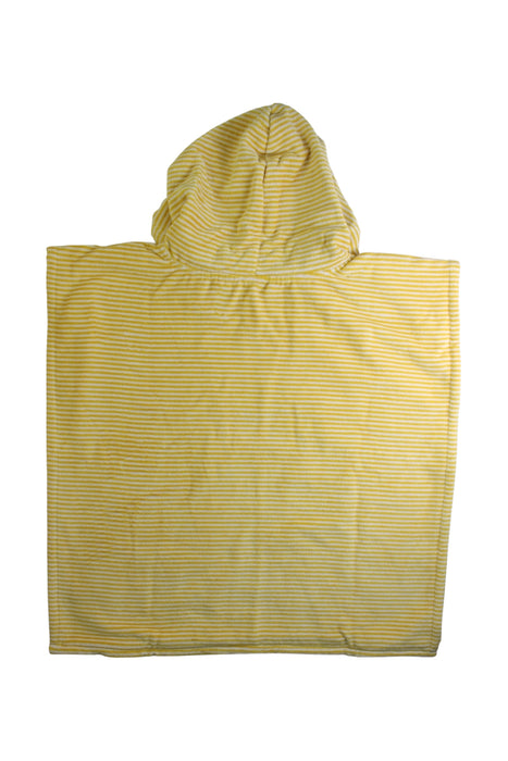A Yellow Towels from Petit Bateau in size 4T for neutral. (Back View)