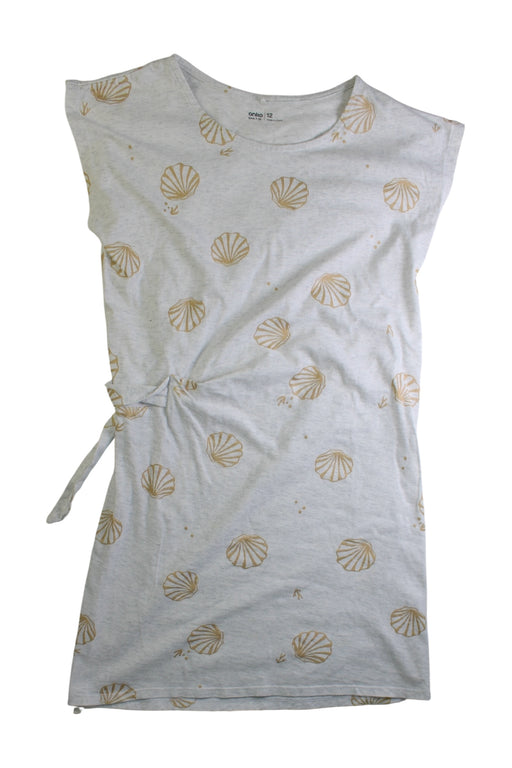 A White Short Sleeve Dresses from Anko in size 7Y for girl. (Front View)