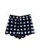 A Navy Shorts from Jacadi in size 4T for girl. (Front View)