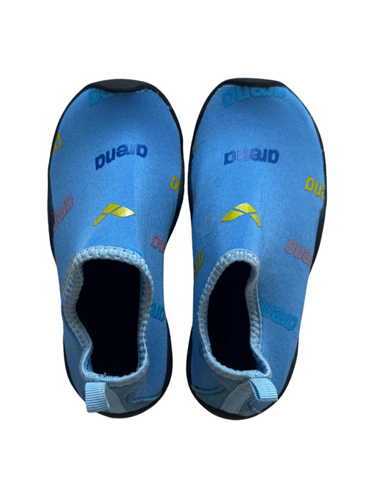A Blue Aqua Shoes from Arena in size 4T for neutral. (Front View)