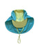 A Teal Sun Hats from Barrel in size 4T for neutral. (Front View)