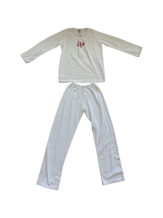 A White Pyjama Sets from Petit Bateau in size 12Y for neutral. (Front View)