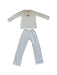 A White Pyjama Sets from Petit Bateau in size 12Y for neutral. (Front View)