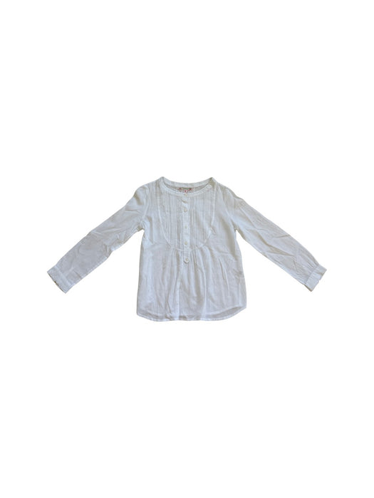 A White Long Sleeve Shirts from Bonpoint in size 8Y for neutral. (Front View)