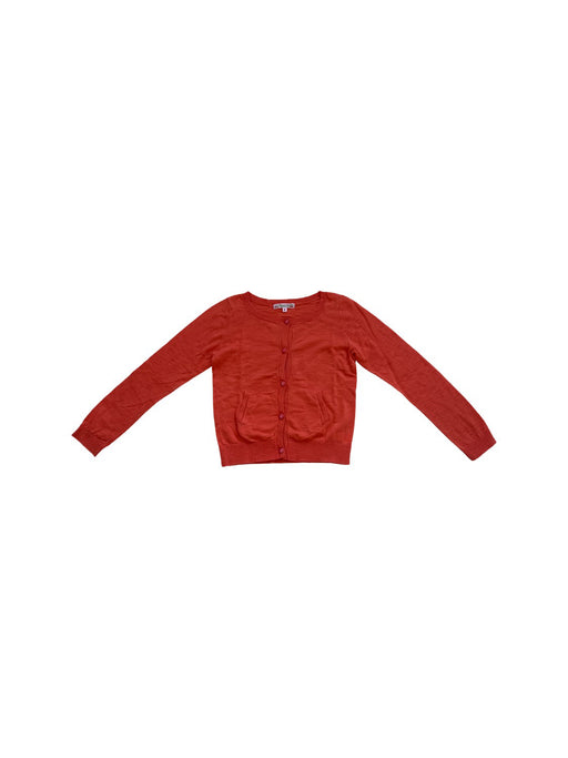 A Orange Cardigans from Bonpoint in size 8Y for girl. (Front View)