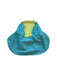 A Teal Sun Hats from Barrel in size 4T for neutral. (Back View)
