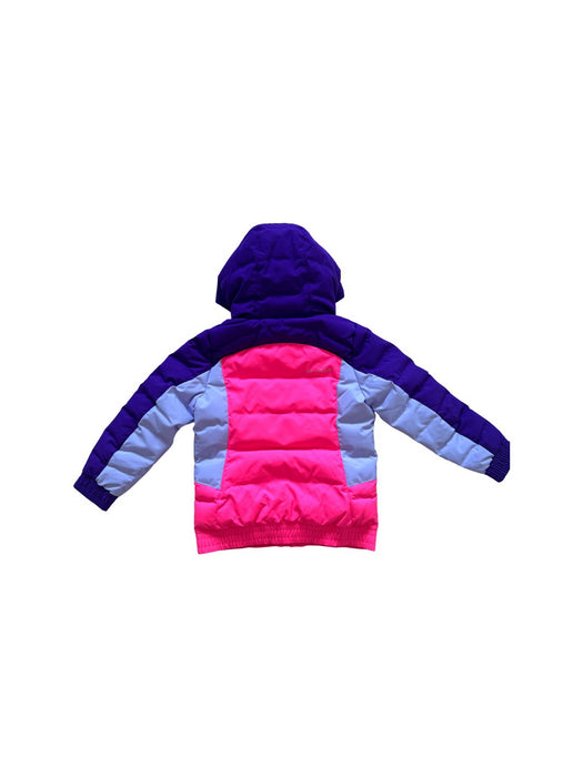 A Purple Ski Jackets from Spyder in size 5T for girl. (Back View)