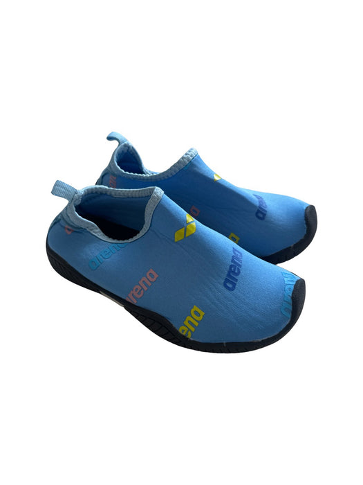 A Blue Aqua Shoes from Arena in size 4T for neutral. (Back View)