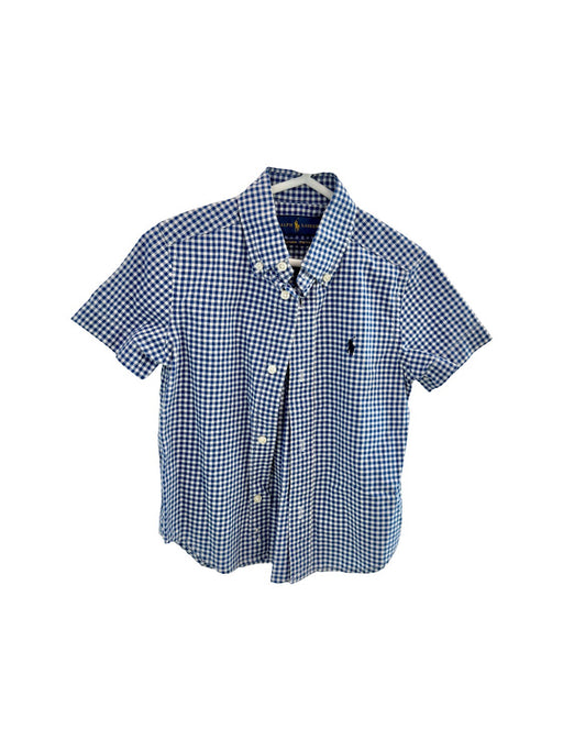 A Blue Short Sleeve Shirts from Ralph Lauren in size 3T for boy. (Front View)