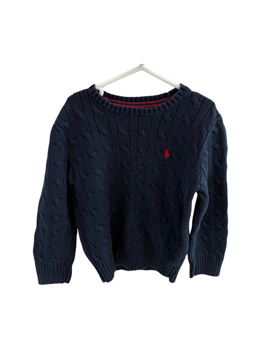 A Navy Knit Sweaters from Polo Ralph Lauren in size 5T for neutral. (Front View)