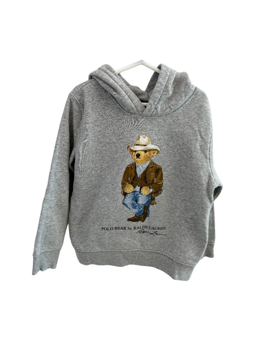 A Grey Hooded Sweatshirts from Polo Ralph Lauren in size 5T for neutral. (Front View)