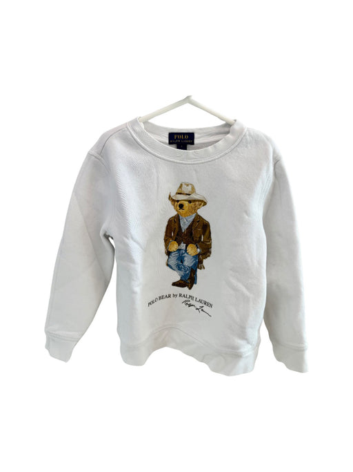 A White Crewneck Sweatshirts from Polo Ralph Lauren in size 5T for neutral. (Front View)