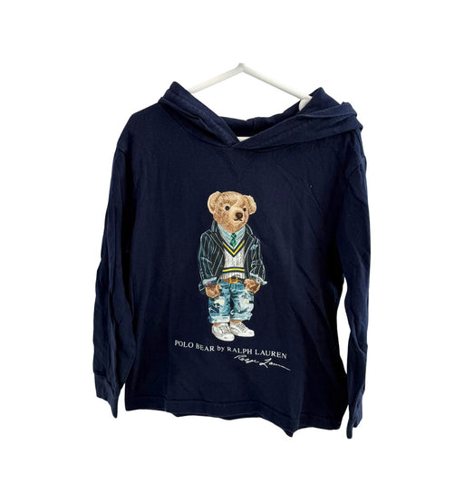 A Navy Long Sleeve Tops from Polo Ralph Lauren in size 5T for boy. (Front View)