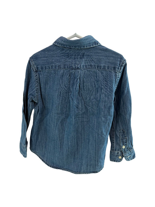 A Blue Long Sleeve Shirts from Ralph Lauren in size 3T for neutral. (Back View)